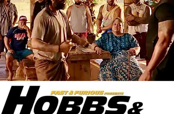 Kap Te'o Tafiti with Dwayne Johnson, Fast & Furious Hawaii